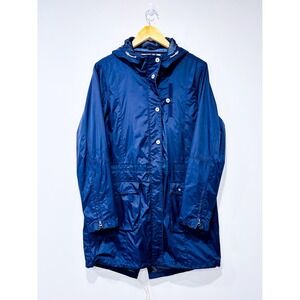 SIMONS Navy waterproof jacket | Lightweight rain utility | X-Large